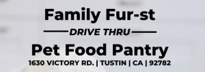 Drive Thru Pet Food Pantry Banner