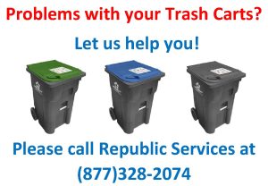 Problems with your Trash Carts?