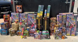 Illegal fireworks displayed by SAPD