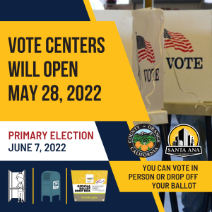 Vote Centers open graphic