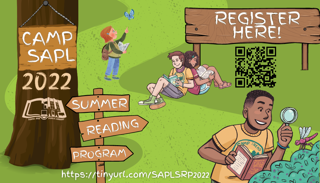 Summer reading program banner