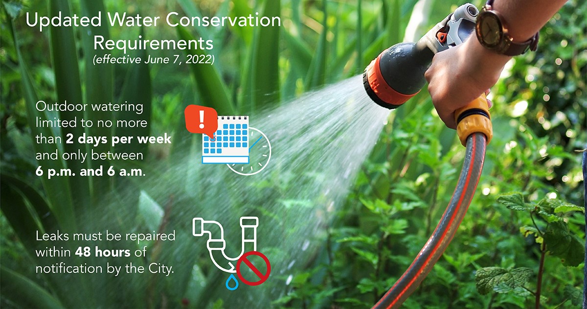 Updated water conservation requirements graphic