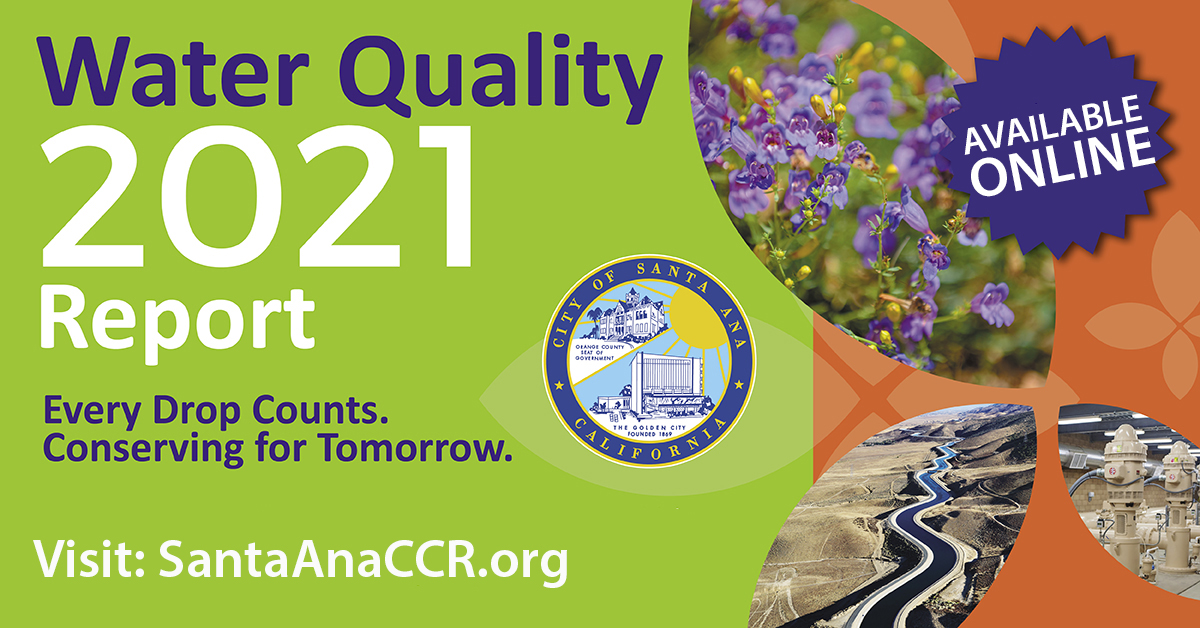 2021 Water Quality Report Banner