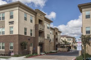 brown low rise buildings