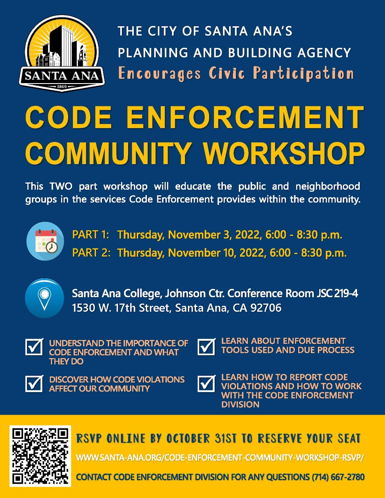 Code Enforcement Community Workshop