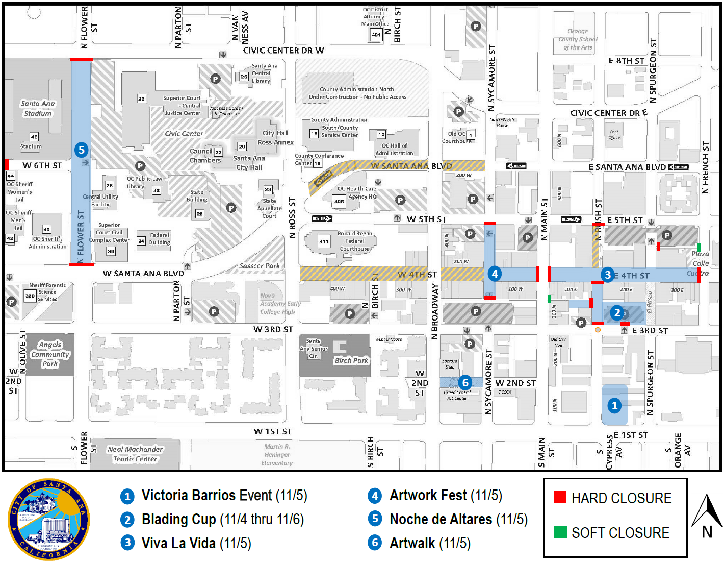 DTSA event map