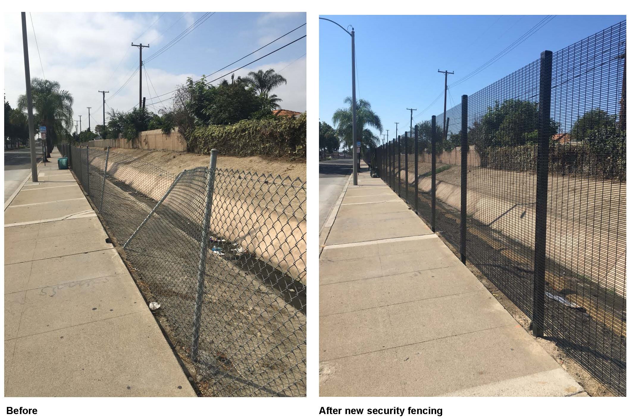before and after pictures of fencing