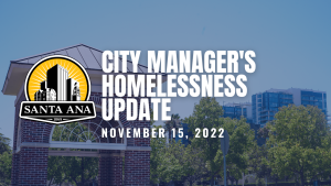 Homelessness update