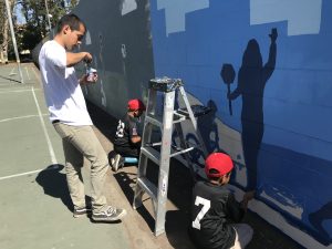 Students Painting