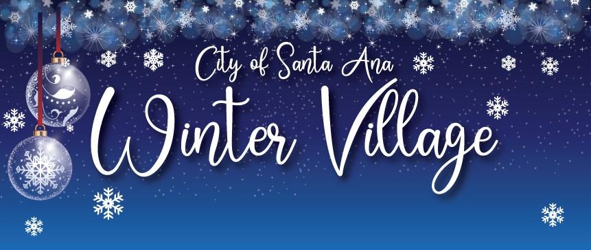 Winter Village banner