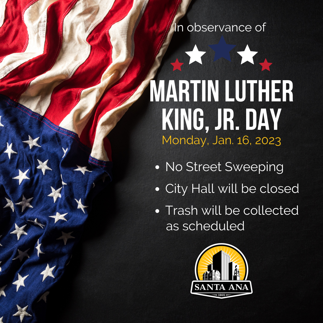 Martin Luther King Jr Day Closure Graphic
