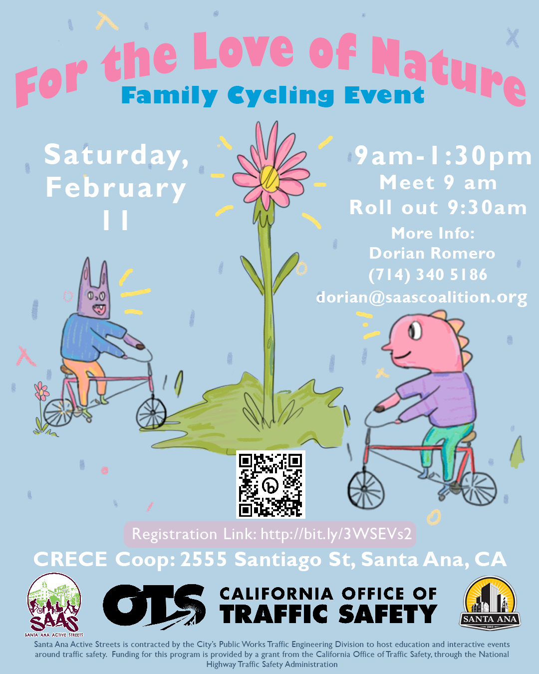 flyer for family bike ride