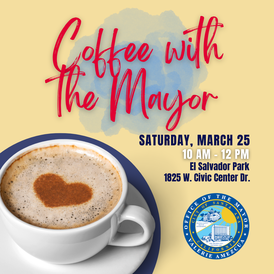 Coffee With The Mayor March 2023 Graphic