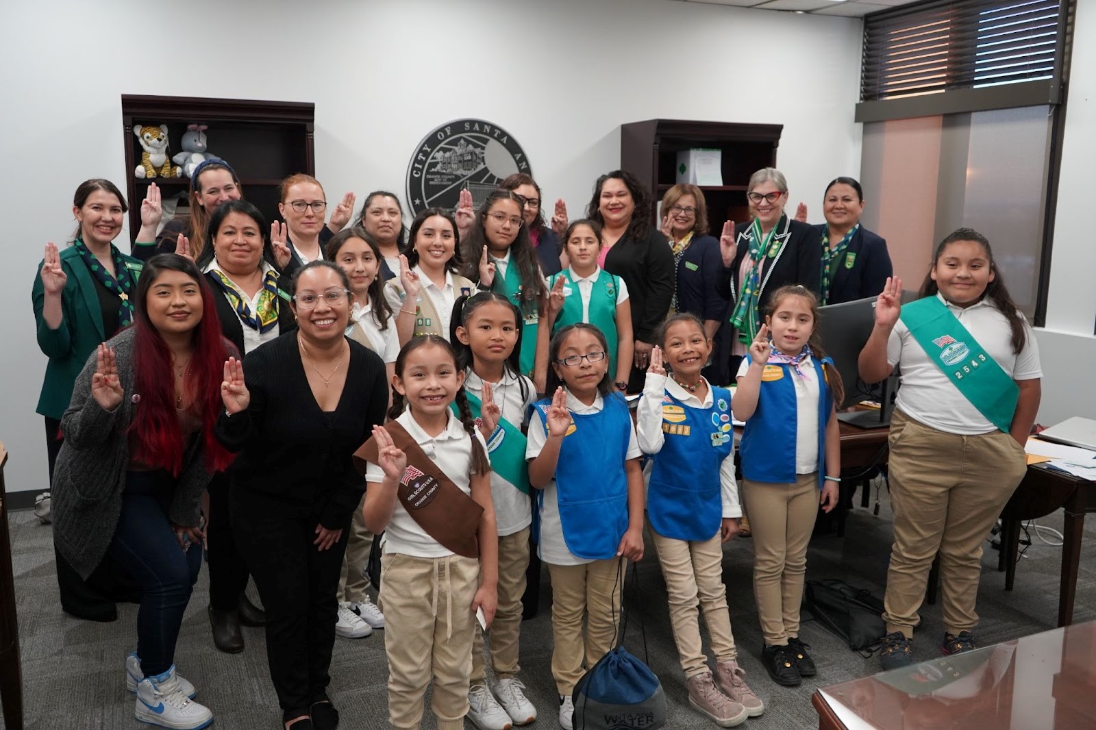 Girl Scouts Visit