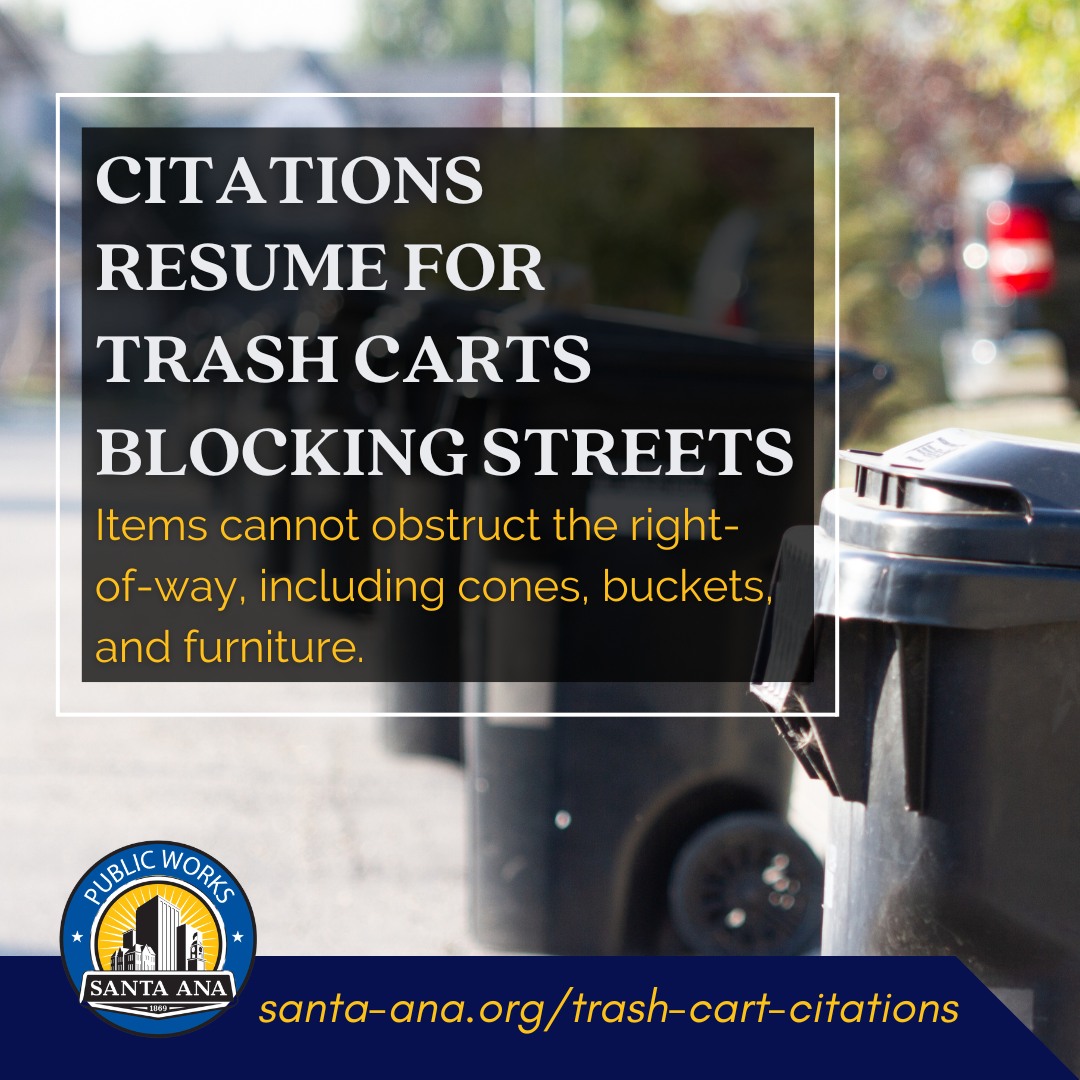 Trash cart citation