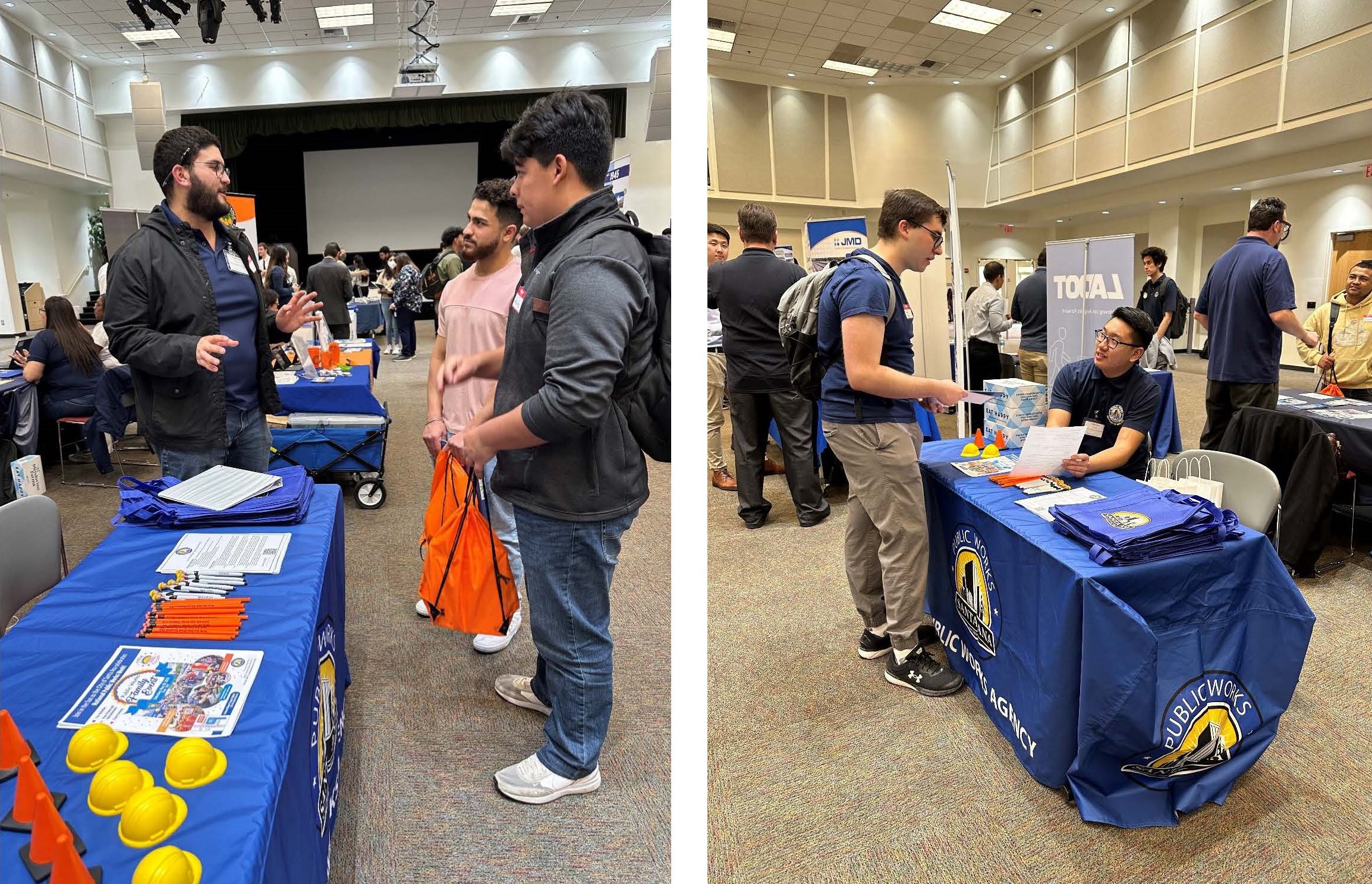 Santa Ana engineering interns recruit at Cal Poly Pomona Career Fair