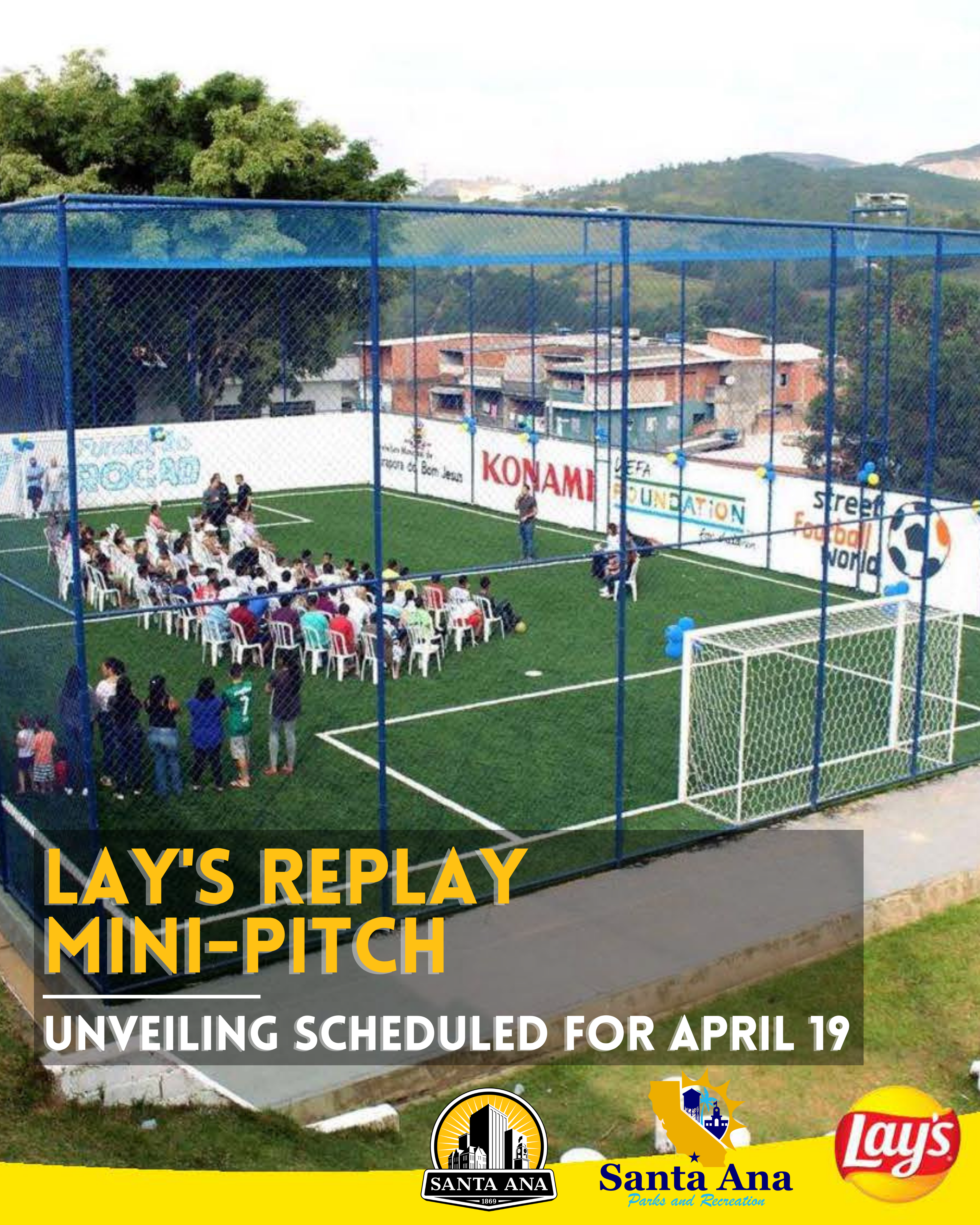 Image of Lay's RePlay Mini-Pitch coming soon to Cesar Chavez Campesino Park