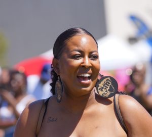 Woman at Juneteenth Festival