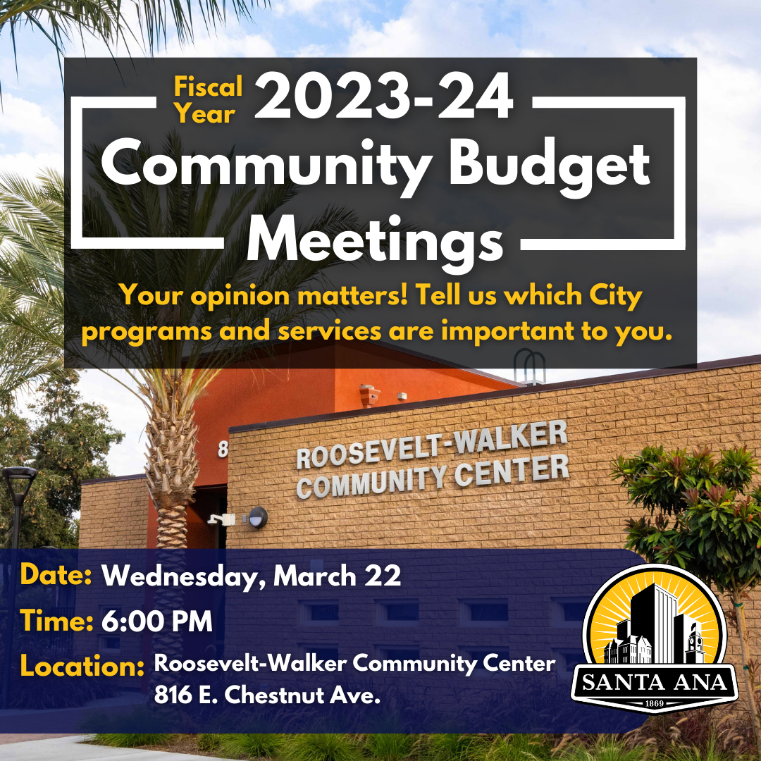 Community Budget Meeting Ward 2