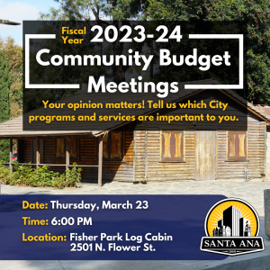 Community Budget Meeting Ward 3