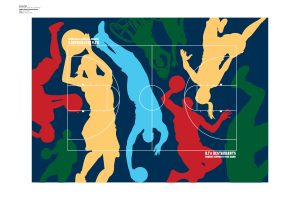 Image of new basketball court overlay