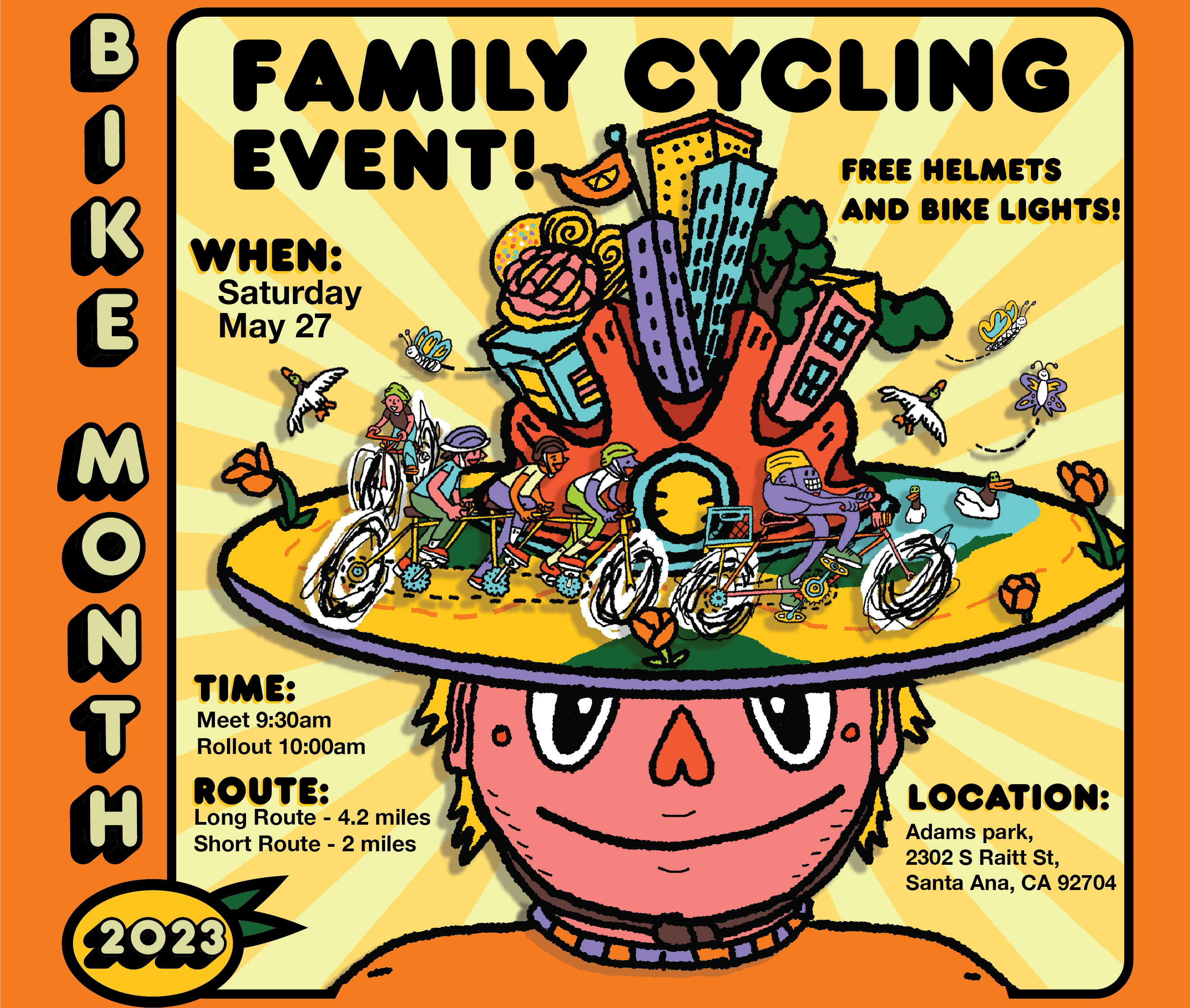 Bike Month Family Cycling event 5_27_23