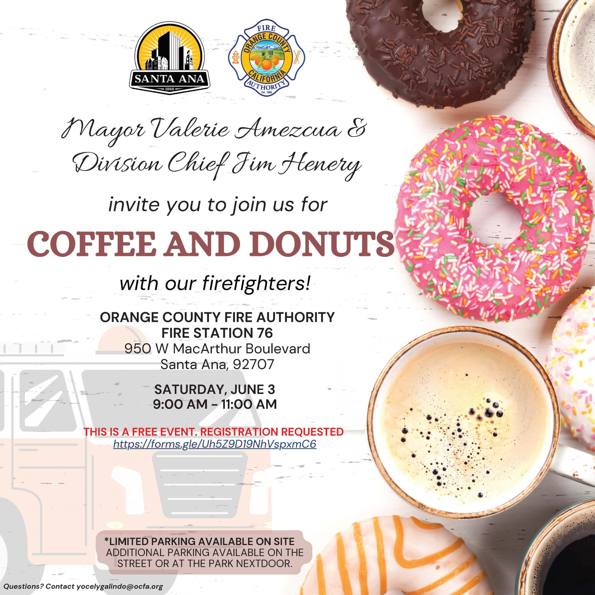 Coffee And Donuts Flyer