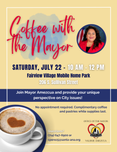 Coffee with the Mayor