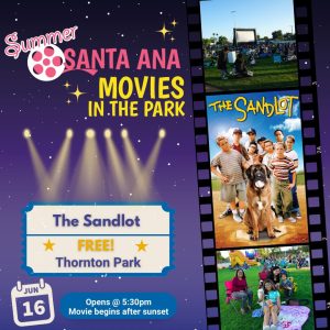 Movies In The Park Sandlot Graphic