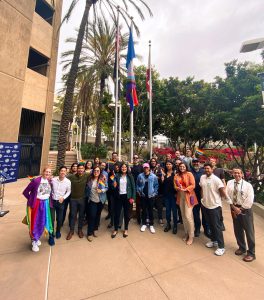 PRIDE Flag Raising Ceremony Group Shot 2