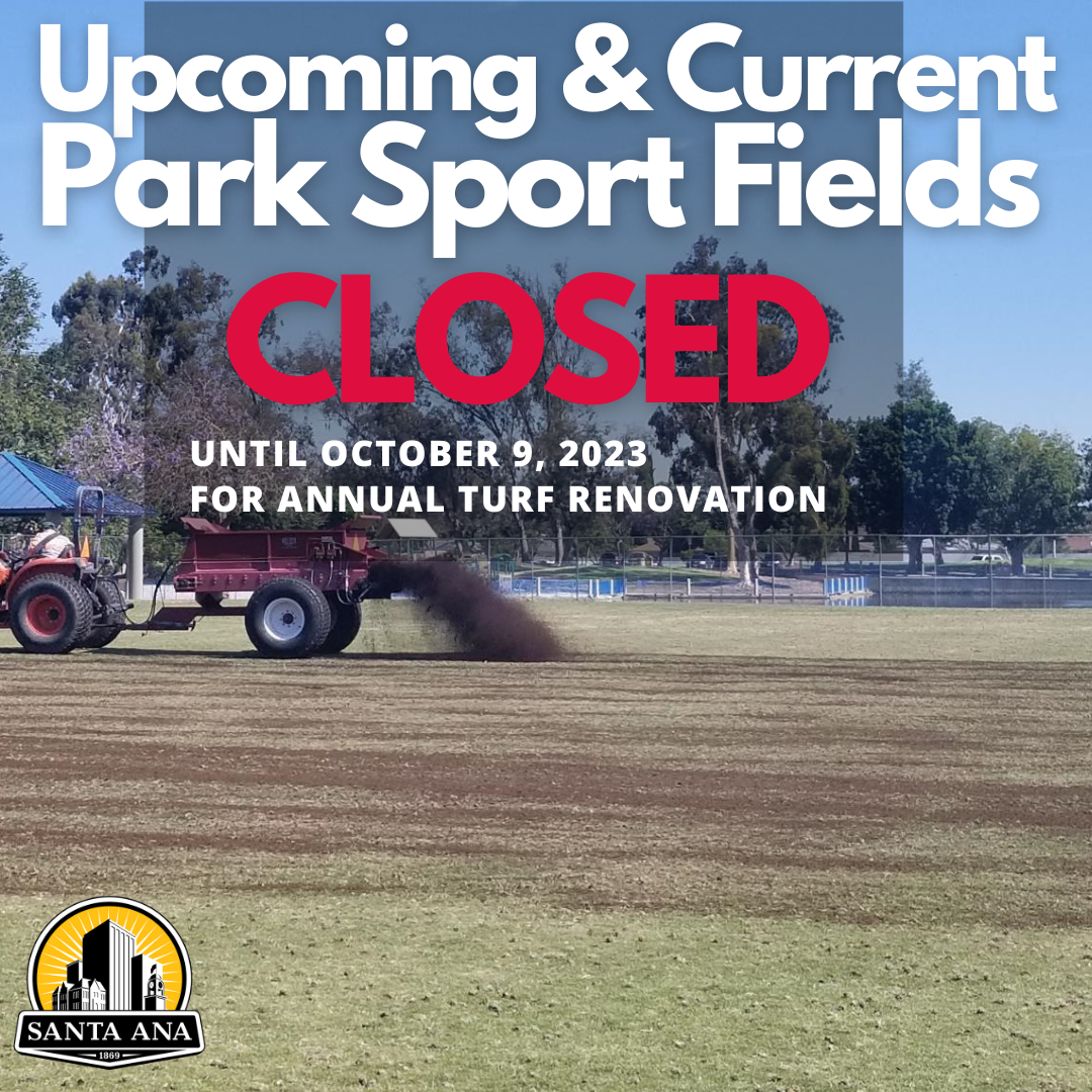 pciture of turf renovation at a park