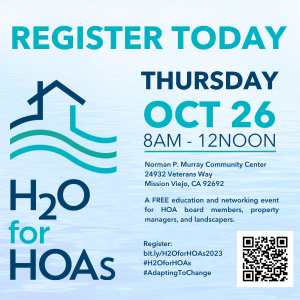 picture of H2O for HOAs Free Event