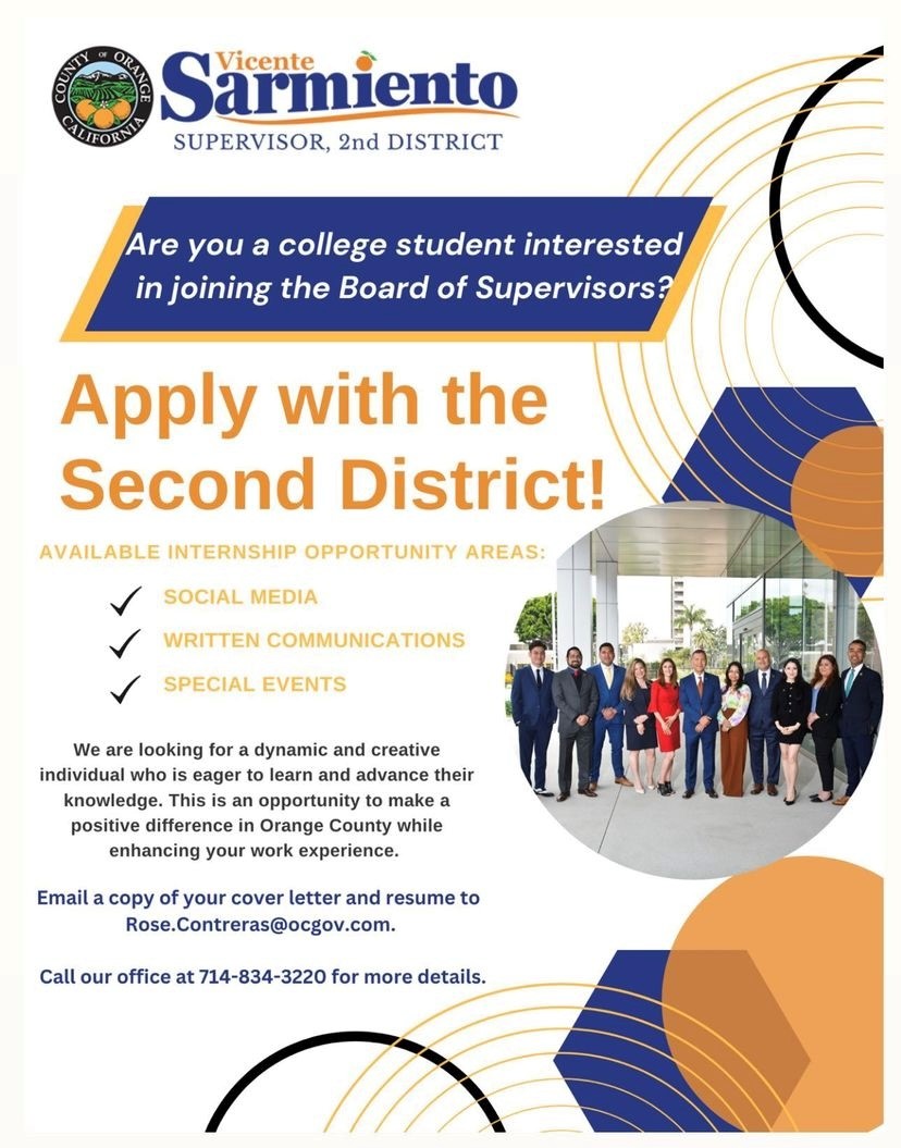 Board of supervisor internships