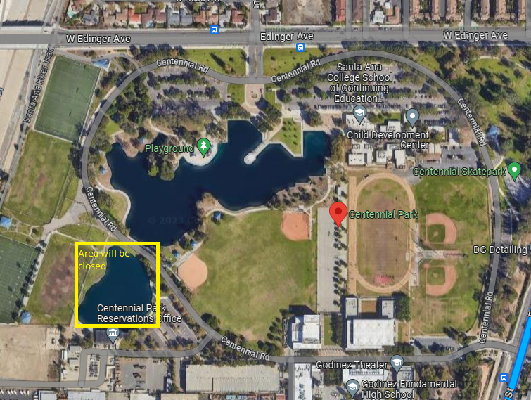 Maps of Centennial Lakes Park