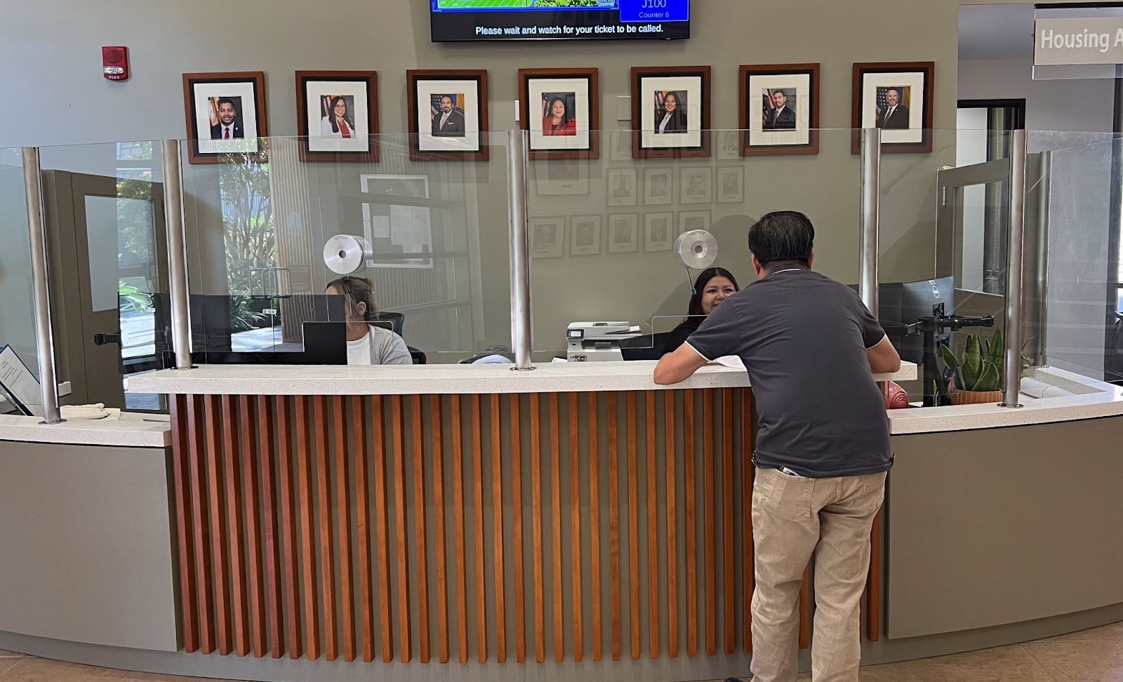 New Reception Desk