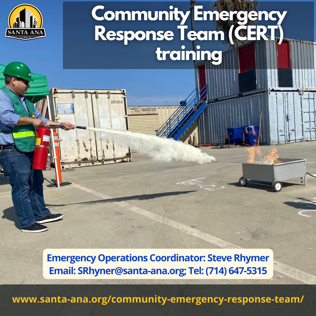 Community Emergency Response Team training