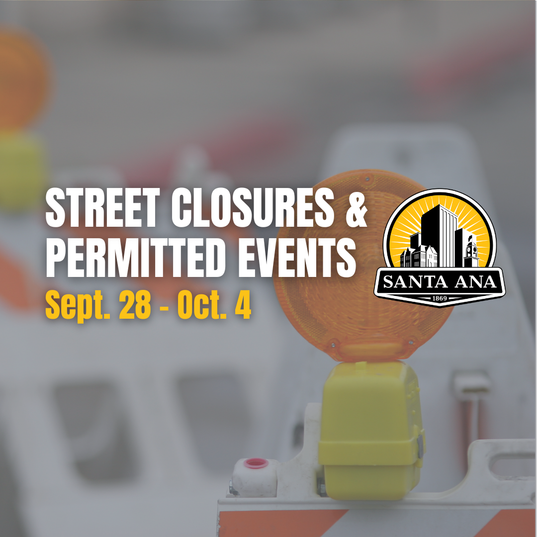 Street Closures and Permitted Events Sept. 28 to Oct. 4