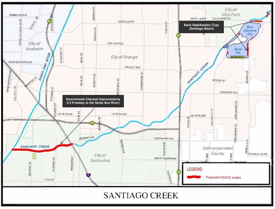 Santiago Creek Flood Risk Management Project