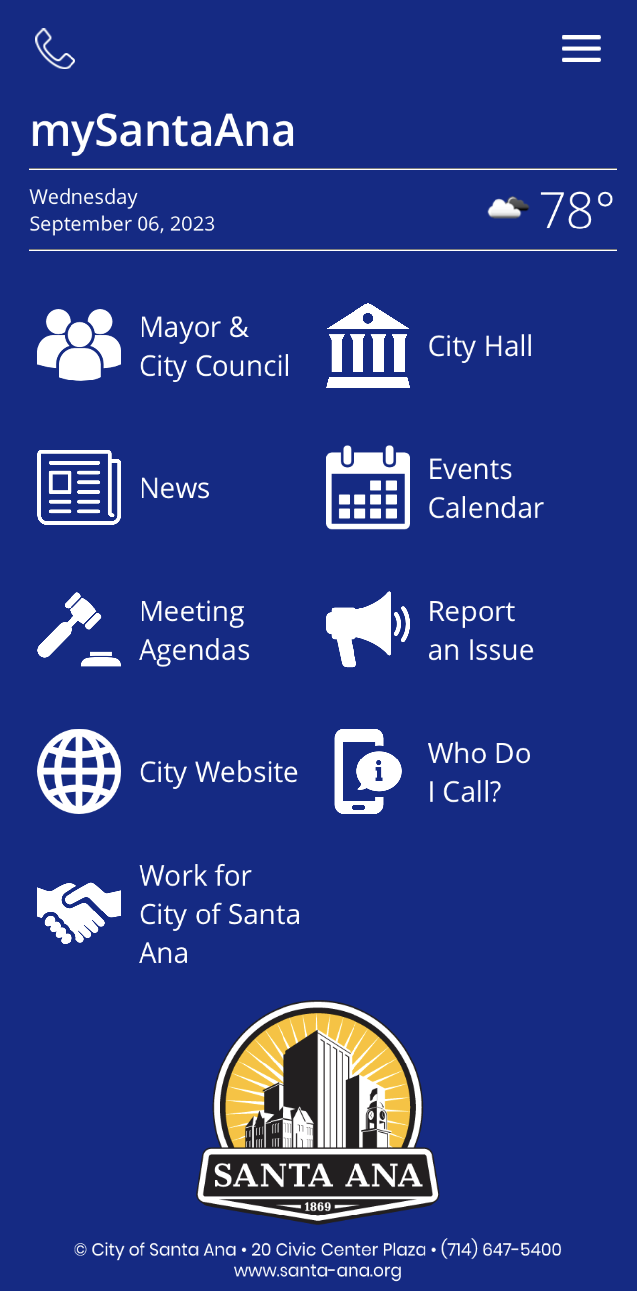 MySantaAna App