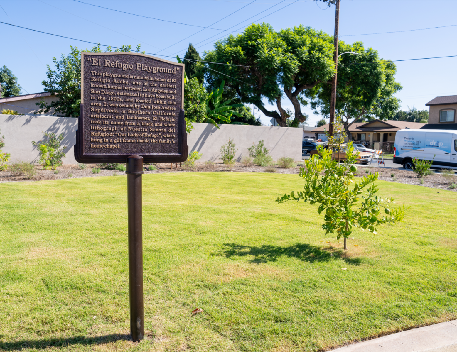 Ed Caruther El Refugio sign