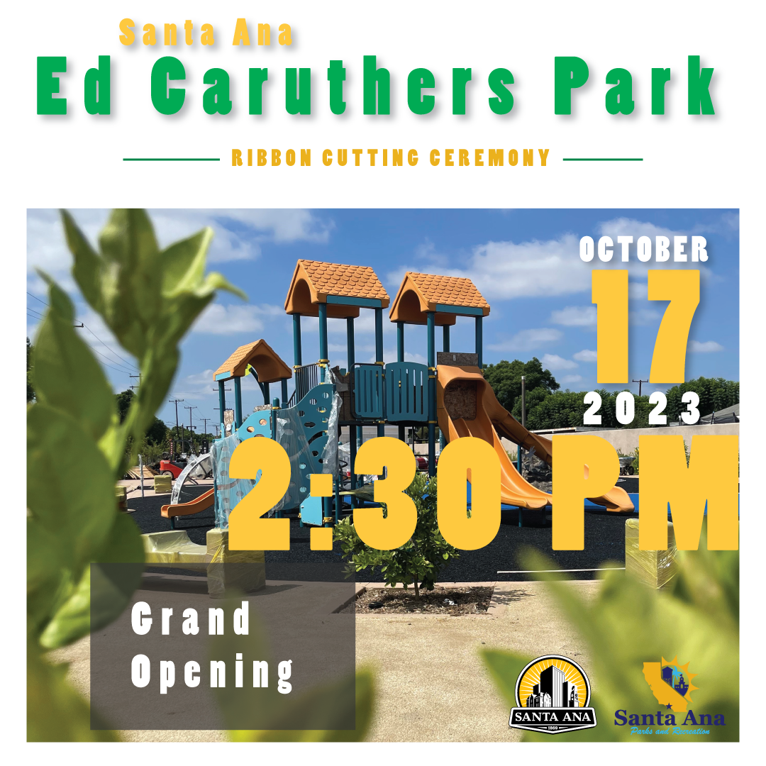 Ed Caruthers Park Ribbon Cutting