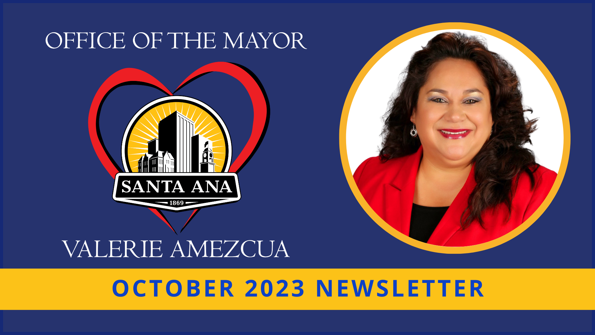 Mayor Amezcua Newsletter Headers October