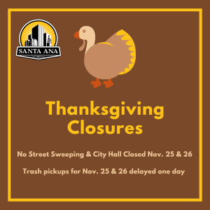 Thanksgiving closures