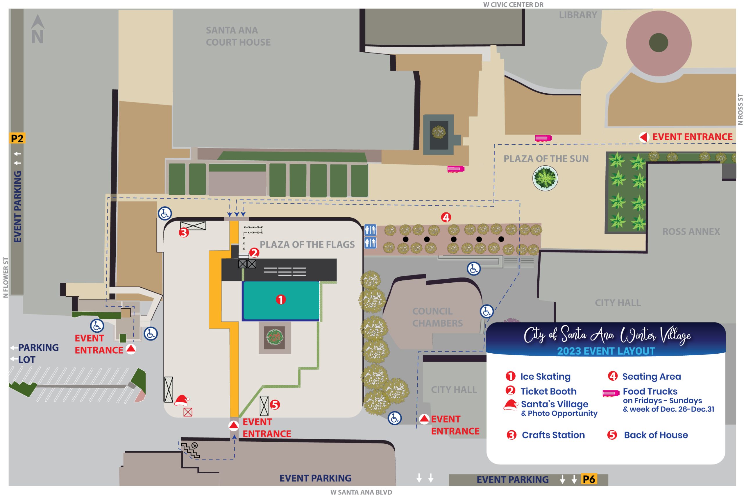 2023 Winter Village parking information