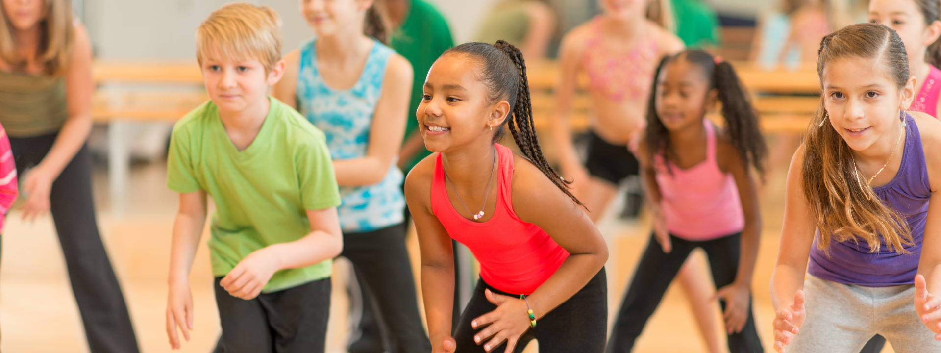 kids in dance class