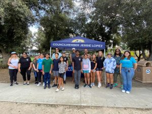 Santiago Park Cleanup Group Photo