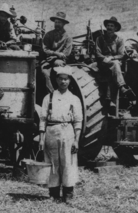 Farm workers. Picture courtesy of the Santa Ana History Room.