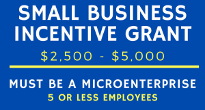 Logo for Small Business Incentive Grant