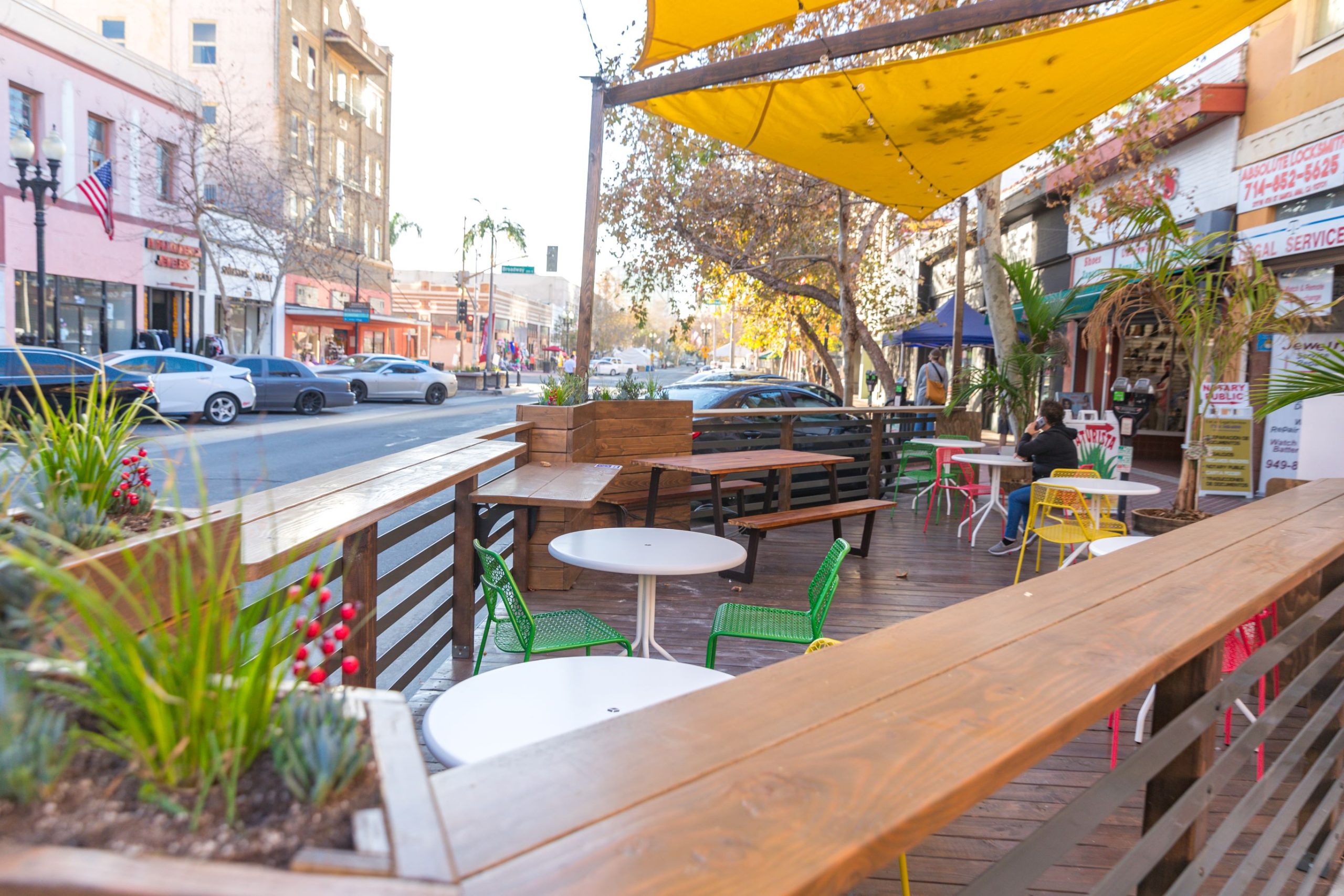 Parking in downtown Santa Ana