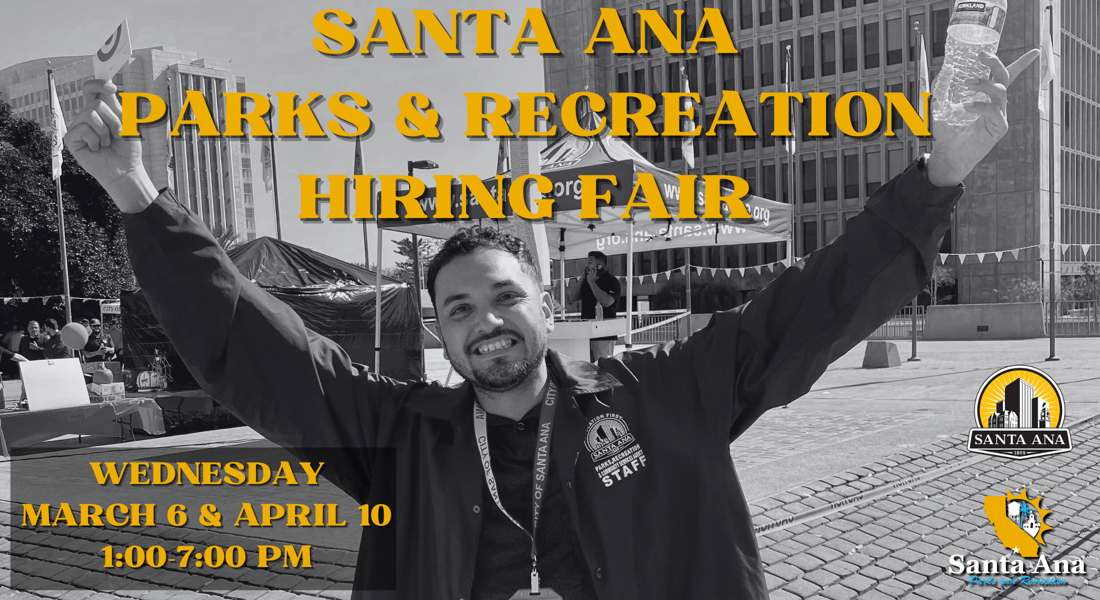 Santa Ana Parks Hiring Fair header image